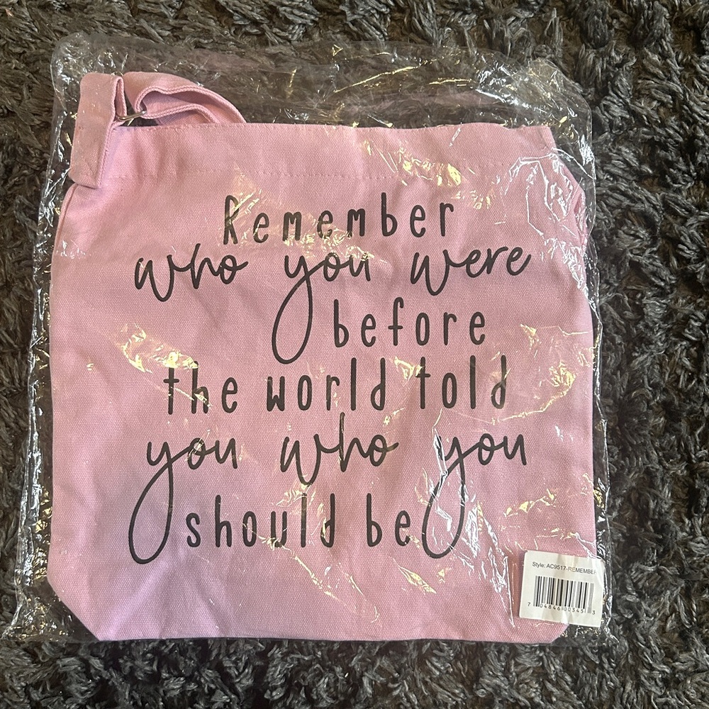 Grace & Lace canvas inspirational tote bag